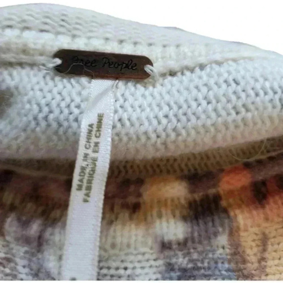 Free People Sweater Women Small Flower Bomb Pullover Wool Angora Boho Fairy Y2K - Picture 11 of 16